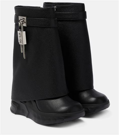 cheap givenchy shark lock boots|givenchy shark lock inspired boots.